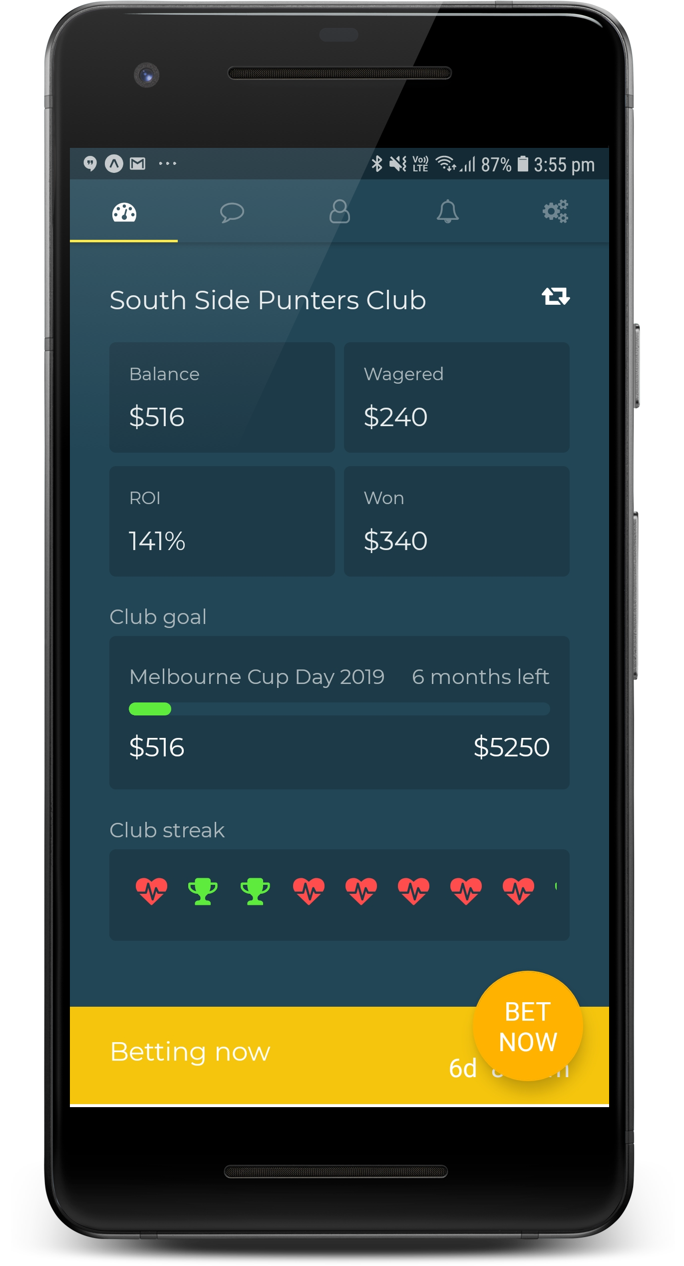 Club Stats at a Glance